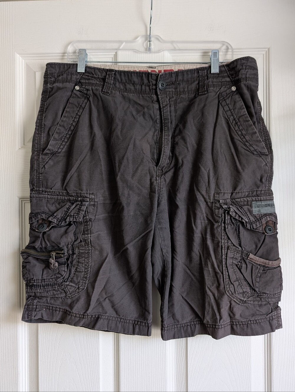 UNIONBAY Men's Black Cargo Shorts Size 34
